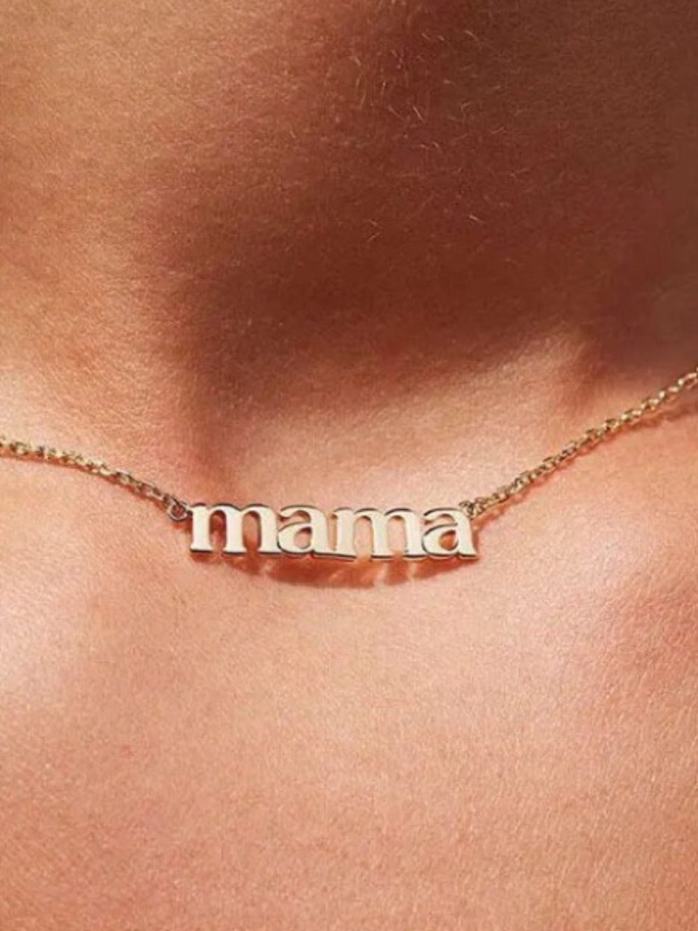 Mama Script Necklace in Gold – Women's Jewelry